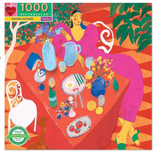 Eeboo 1000 Piece Puzzle | Eating Outside