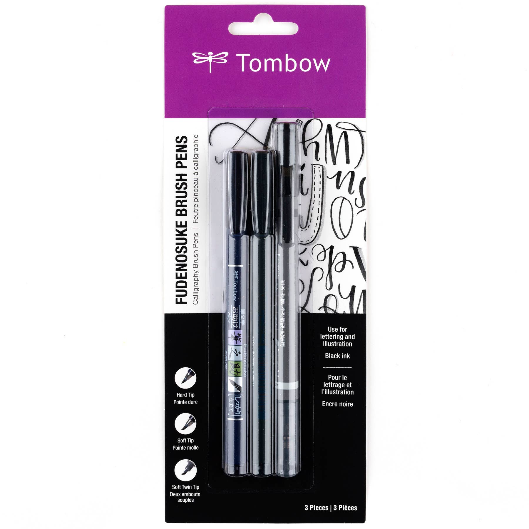 Tombow Dual Brush Pen No. N89 Warm Grey 1 (Box of 6)