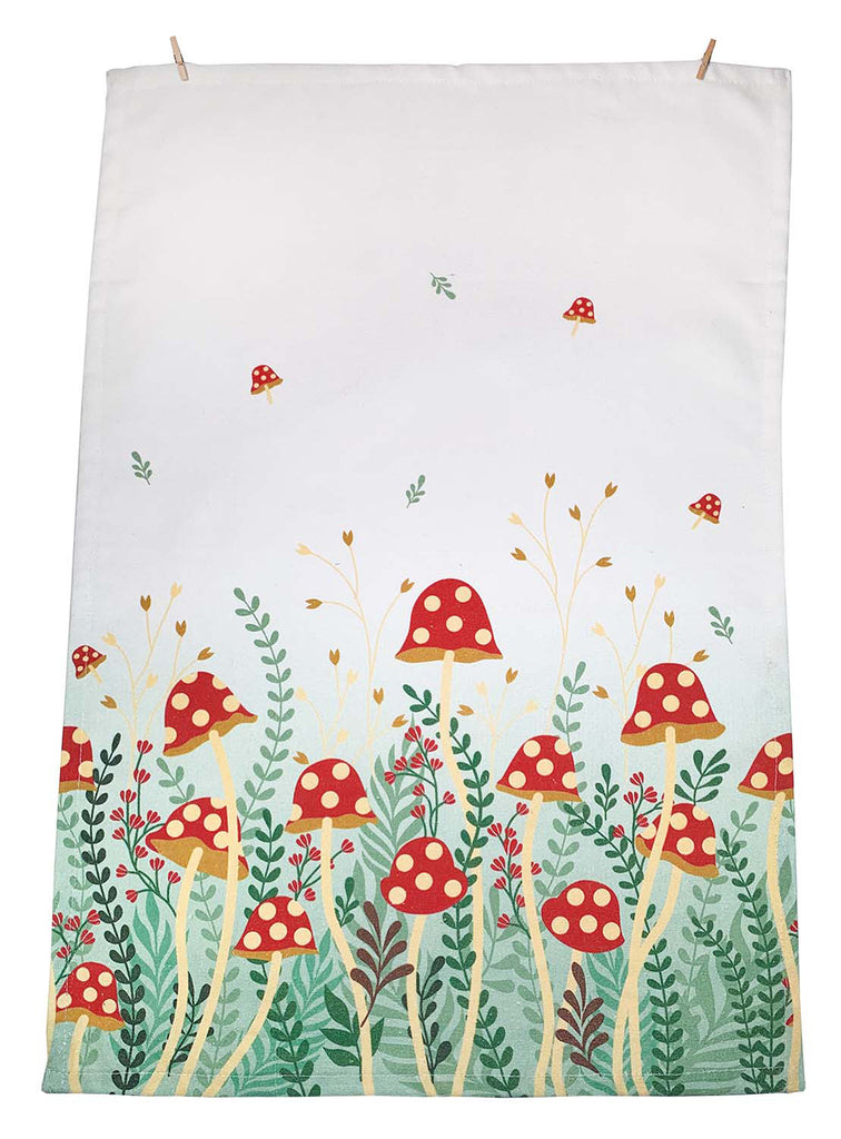 Mushroom / Gnome Tea Towel — Little Lark