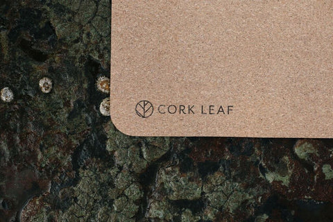 cork leaf yoga mat