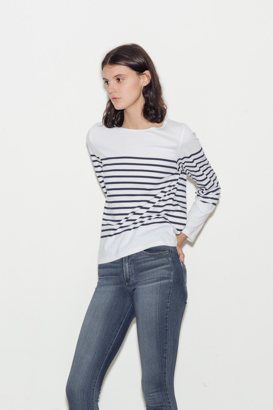 Saint James Mediterranee Breton Striped Cotton T-Shirt | BASICS ...