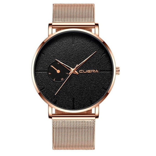 Geneva Quartz Ultra Thin Watch – ESS6 Fashion