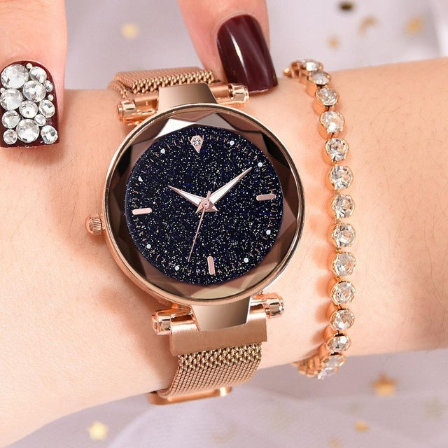 Lady Starry Eloquent Waterproof Watch – ESS6 Fashion