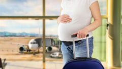 có nên đi máy bay khi mang thai