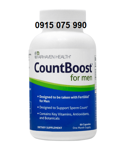 Countboost for men tăng số lượng tinh trùng 