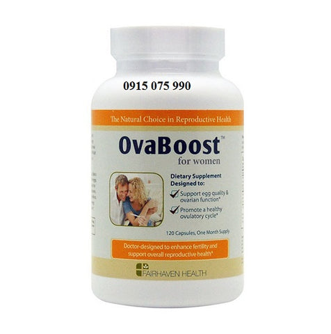 ovaboost hỗ trợ điều trị buồng trứng đa nang