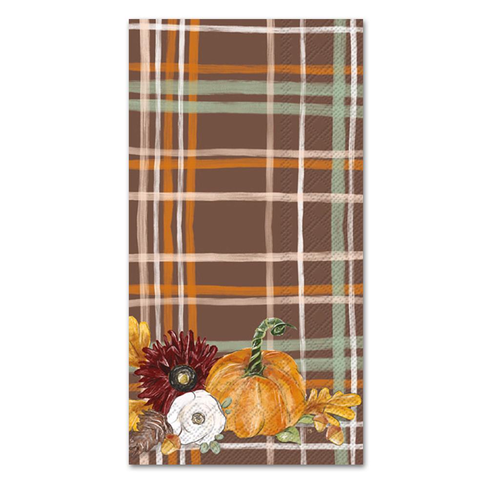 Grey Buffalo Plaid Paper Napkins Disposable hand towels BULK 48 Guest  bathroom Farmhouse Holiday Decor Rustic price in UAE,  UAE