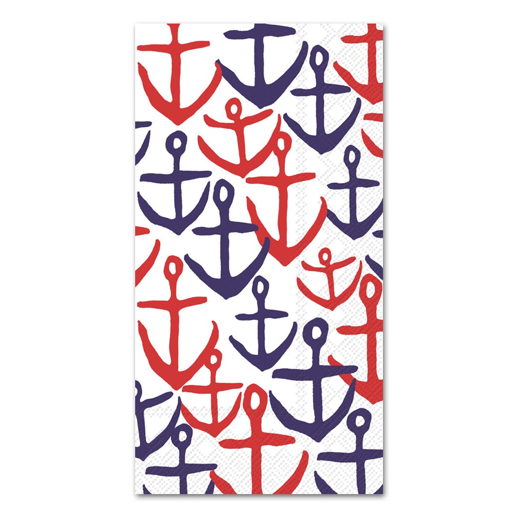 Anchors Away Paper Beverage Napkins - Napkins2go