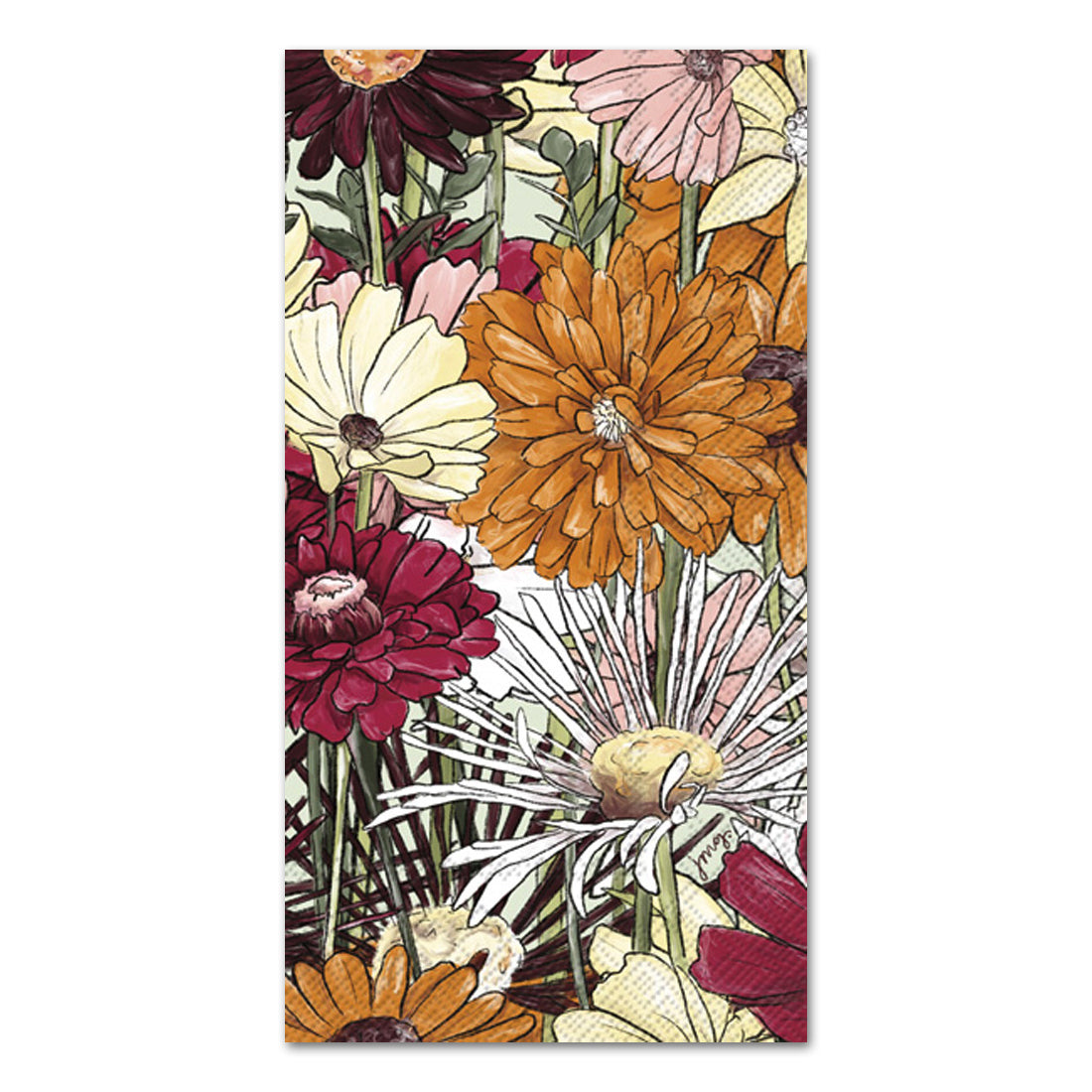 Beautiful Harvest Paper Guest Towels - Buffet Napkins