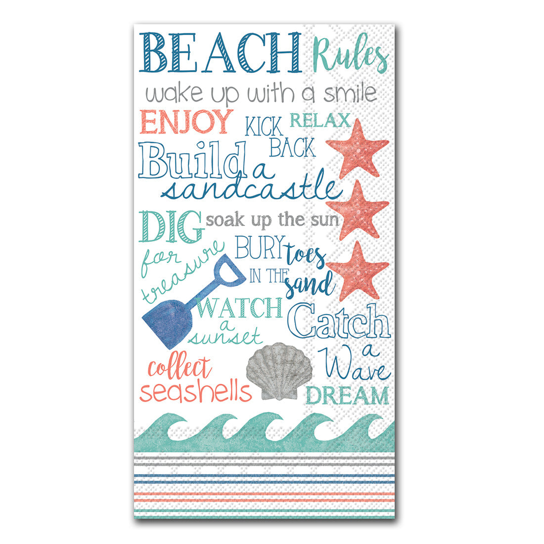 Anchors Away Paper Beverage Napkins - Napkins2go