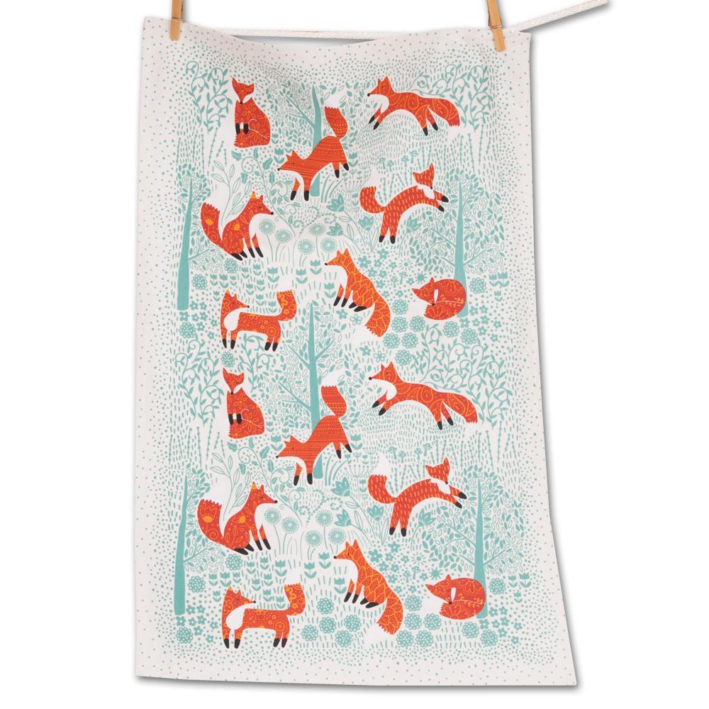 fox kitchen towels