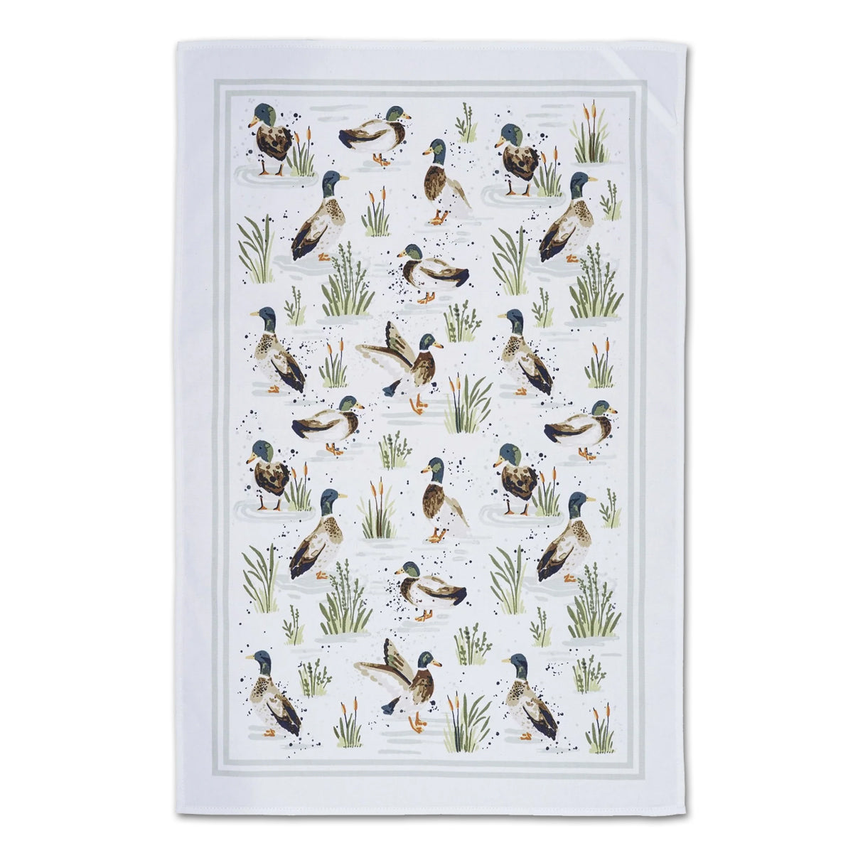 Forest Wildlife Navy Cotton Tea Towels - Set of 2 - Napkins2Go