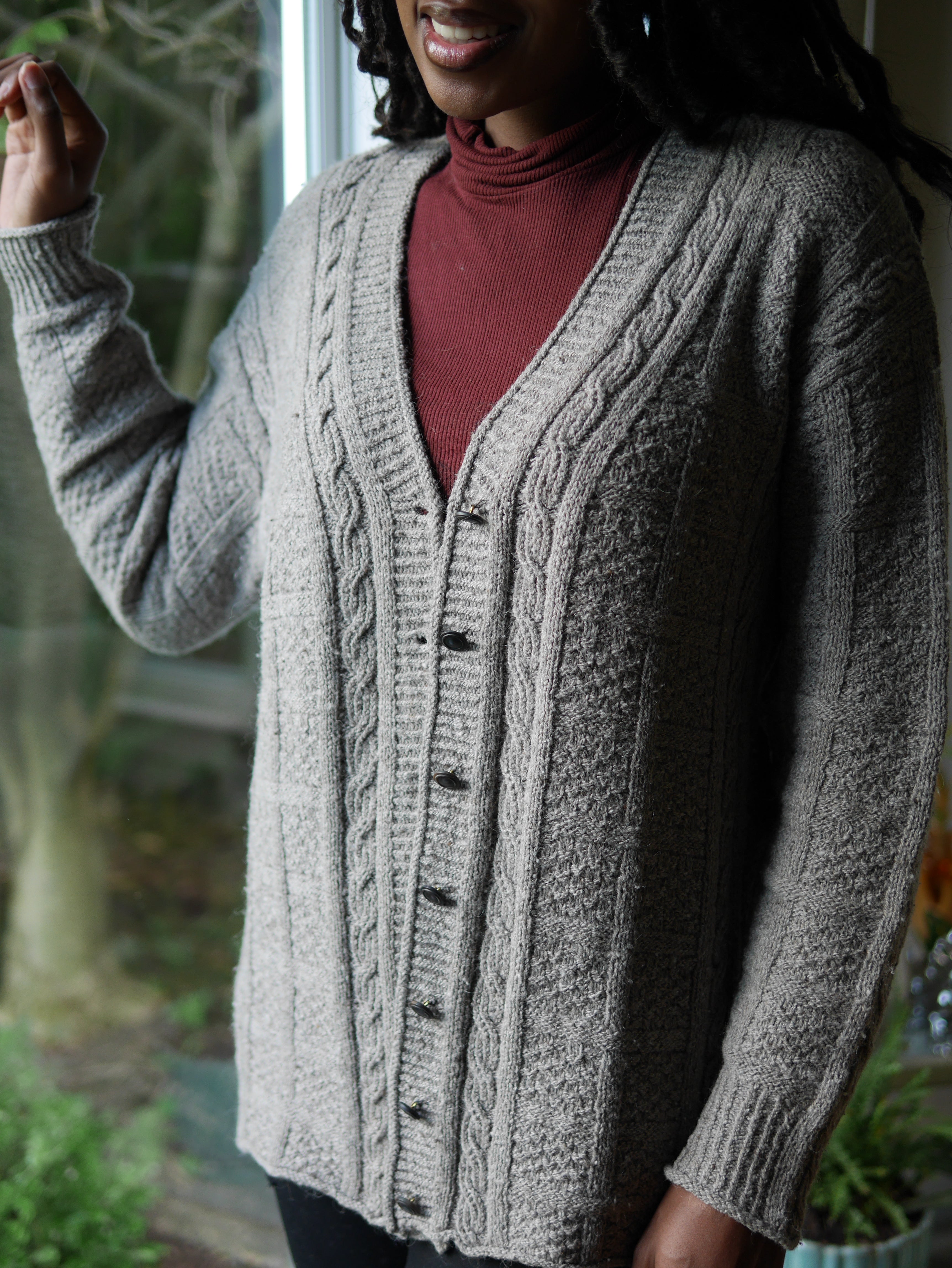 Docking Knit Cardigan M size-