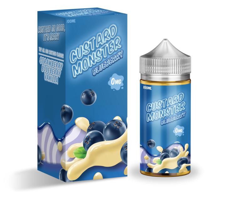 Blueberry Custard eJuice by Custard Monster Review
