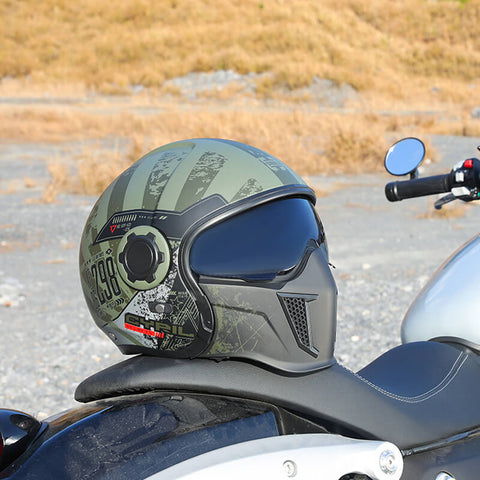 Air Force Motorcycle Open Helmet