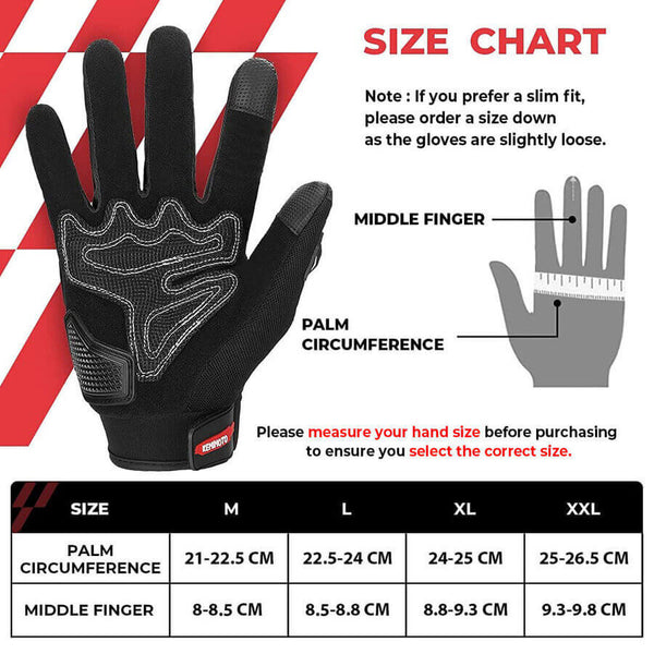 Touch-Screen-Motorcycle-Gloves-Beanie-Helmets-Riding-Gear-size-chart