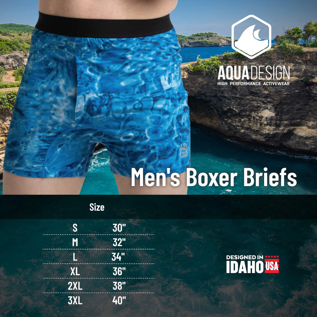 Mens Underwear Boxer Briefs Size Chart