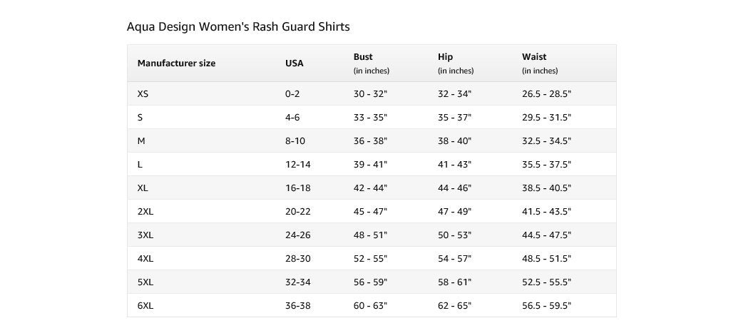 Fly Pants Size Chart