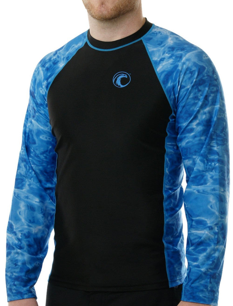 Black Swim Shirt Mens 2024