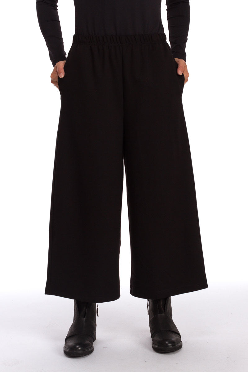 Cropped Palazzo Pant Clad In