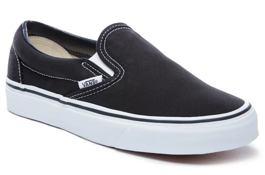 vans classic slip on grey