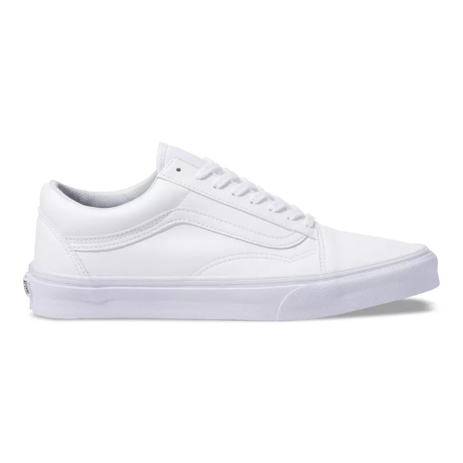 vans old skool classic tumble white