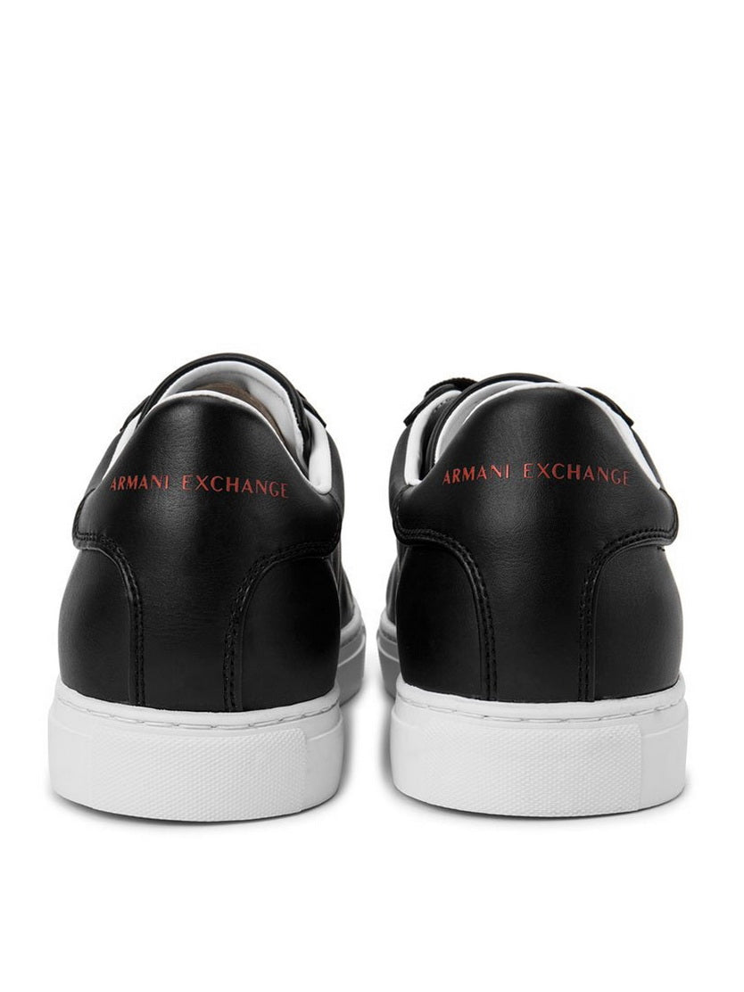 armani exchange sneakers black