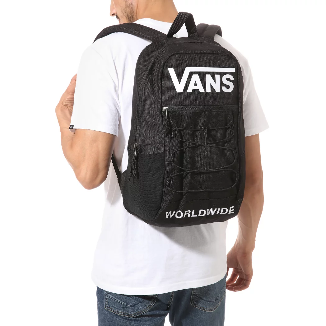 vans snag backpack black