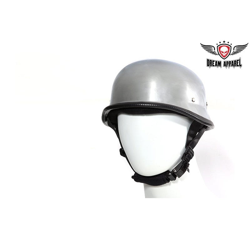 chrome german novelty motorcycle helmet