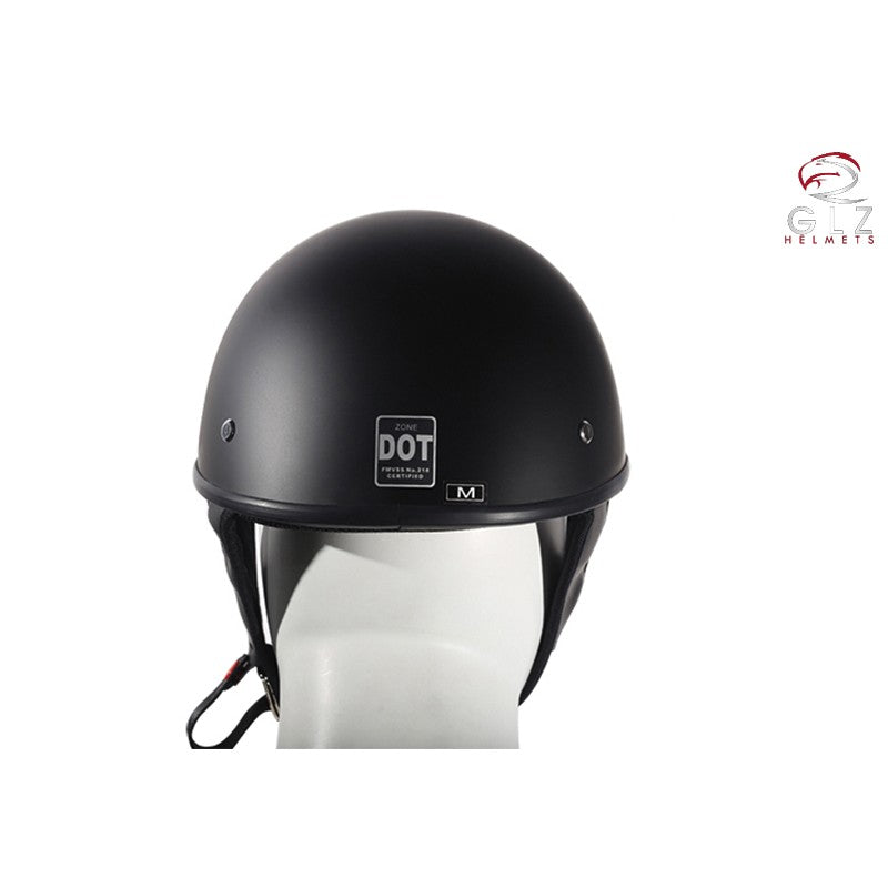 Low-Profile Flat Black DOT Approved Motorcycle Helmet – B&S Motorcycle