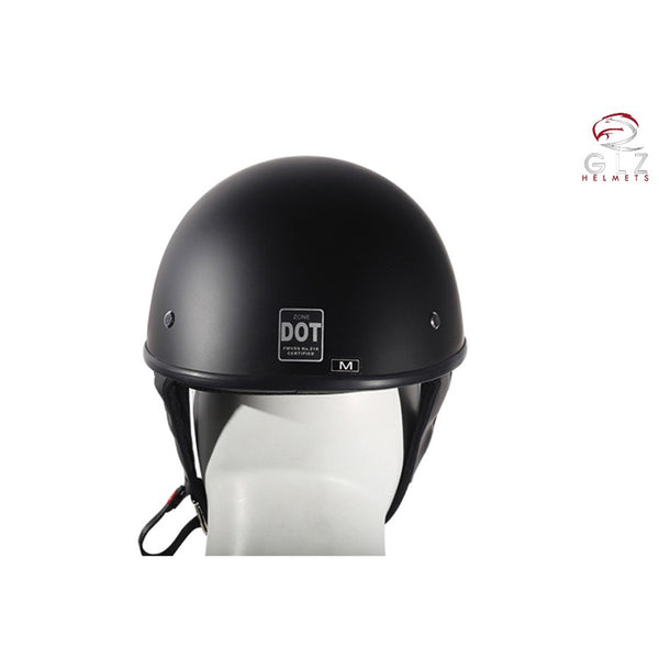 Low-Profile Flat Black DOT Approved Motorcycle Helmet – B&S Motorcycle Store "Motorcycle Stuff