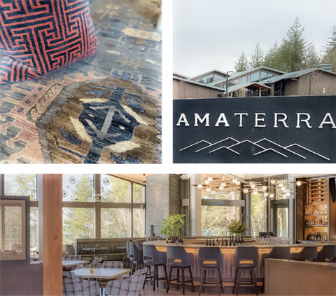 Images from the new Amaterra Winery located in Portland, Oregon.