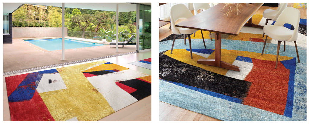 Abstract Rugs in Rooms