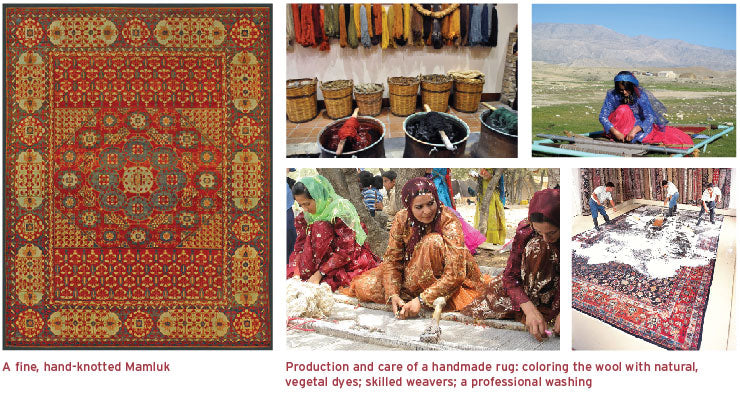 Handmade rug production