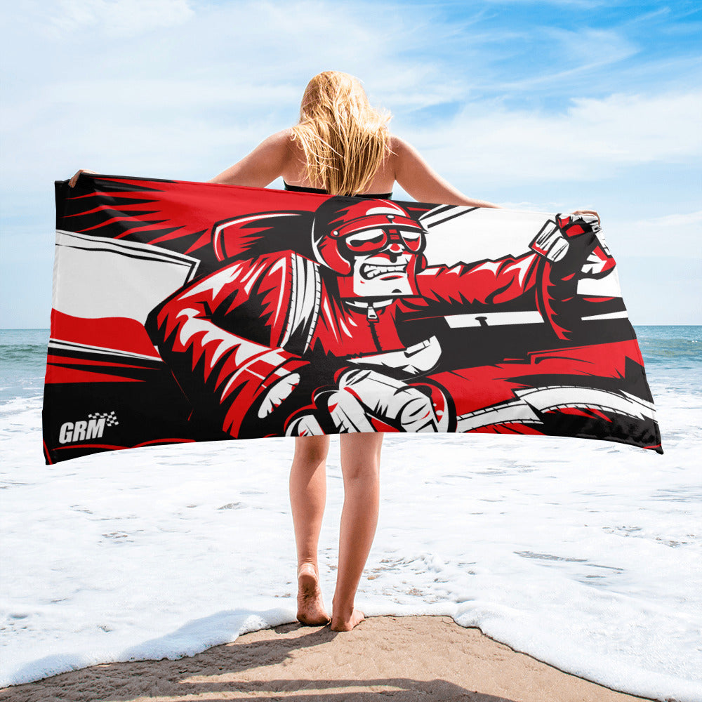 Download Angry Shifter Guy Beach Towel Grassroots Motorsports Store