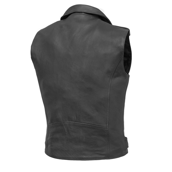 Kent Mens Motorcycle Leather Vest and Hoodie - First MFG Co – First  Manufacturing Company