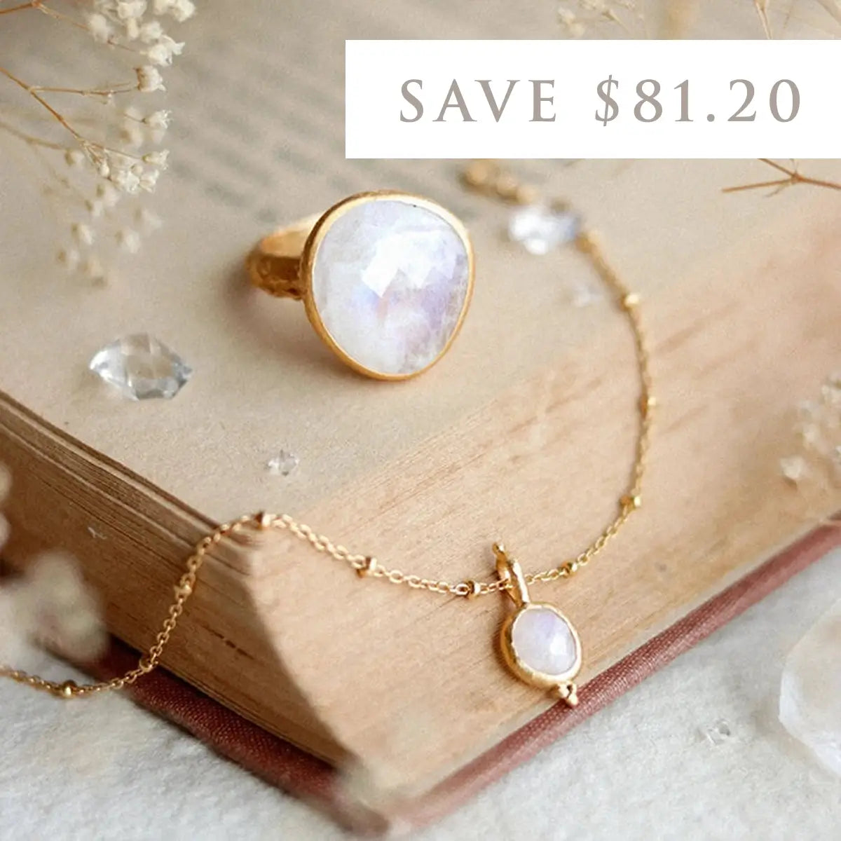 Intuitive Wisdom Necklace & From Darkness to Light Moonstone Gift Set