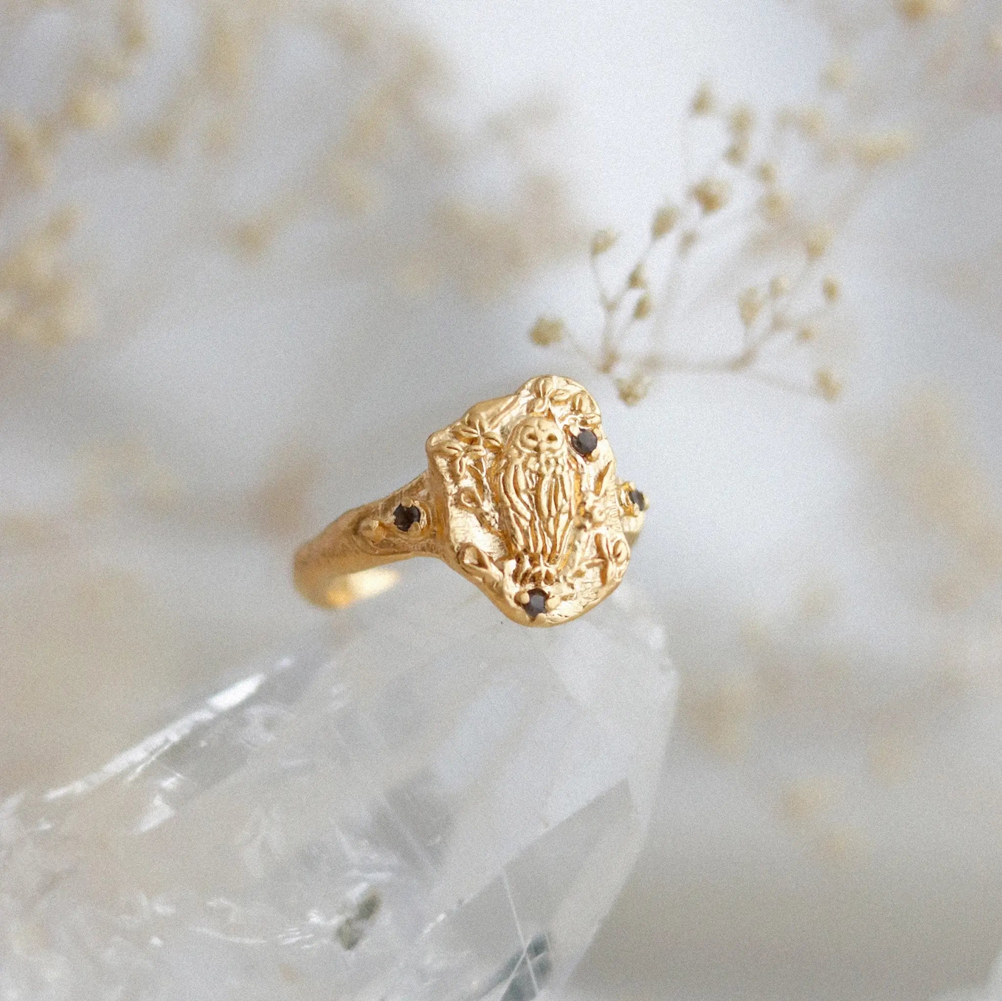 Soul Wisdom Owl Ring