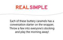 Real Simple Magazine: Warning: You may not want to hand these over. Good Karmal's melt-in-your-mouth sweets...