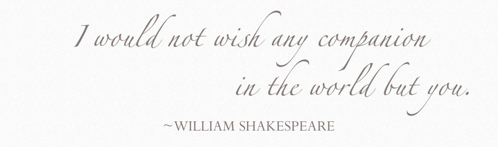 Shakespeare Wedding Quote