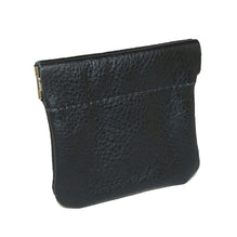 leather squeeze coin purse