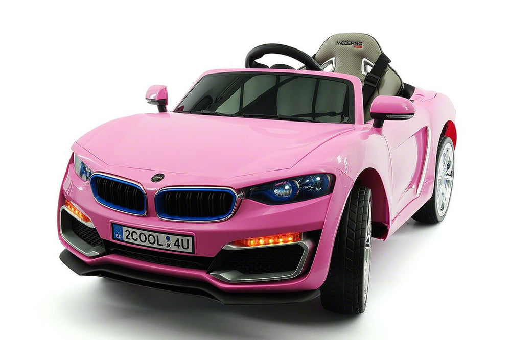 pink bmw ride on car