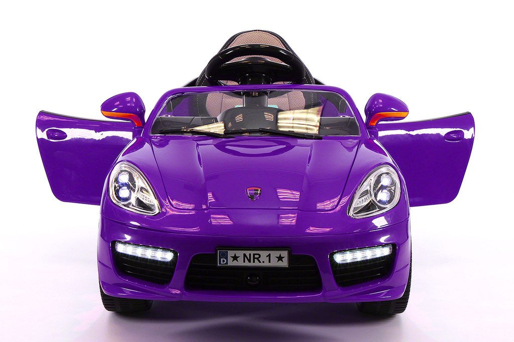 purple toy car