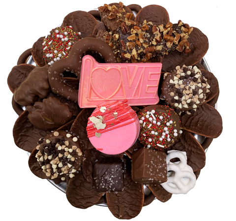 valentines day gifts for her : Chocolate Gift Basket