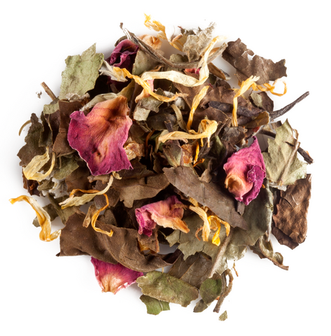 Rose Medley Organic White & Green Tea