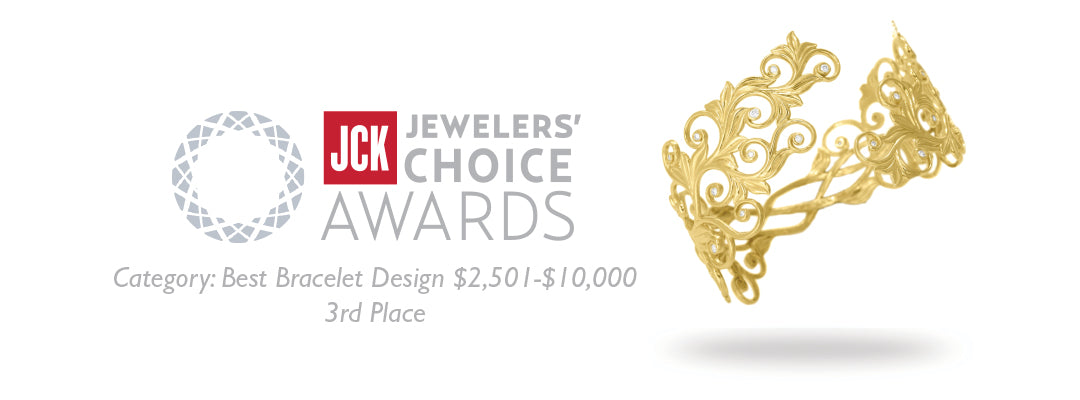2017 JCK Award Winner: Living Heirloom Bracelet in Gold with Diamonds