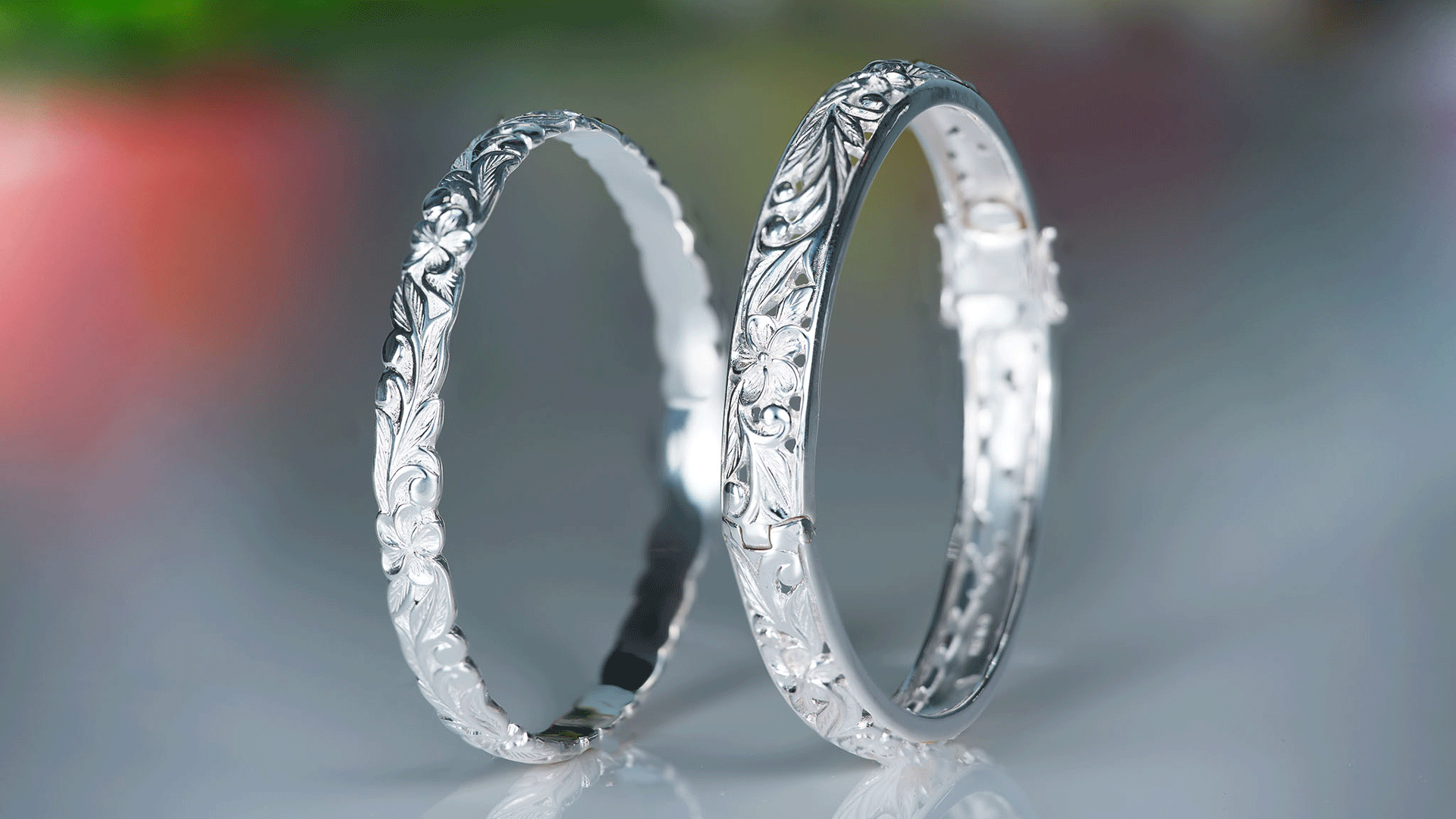 Two Rings in Sterling Silver