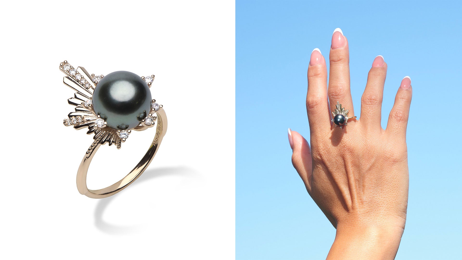 E Hoʻāla Tahitian. Pearl Ring