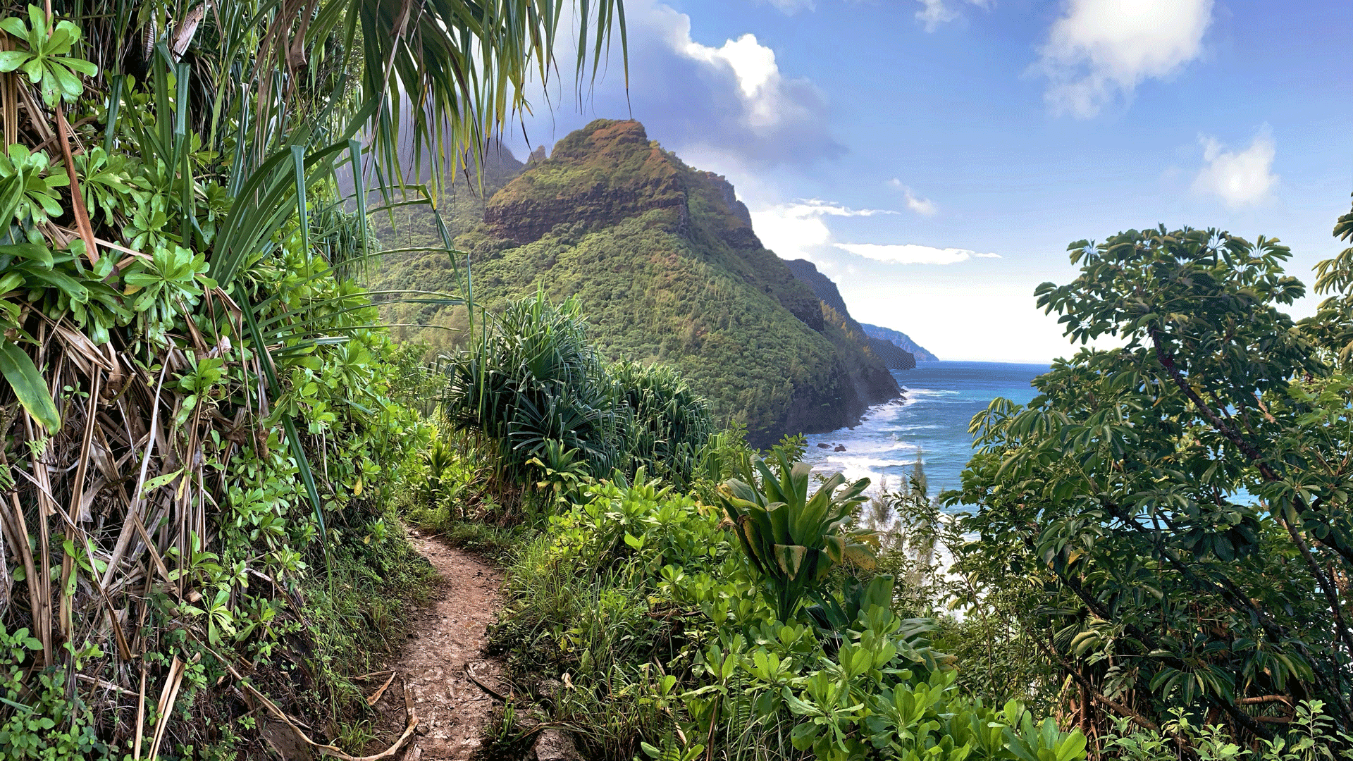 Vue depuis le sentier Kalalau