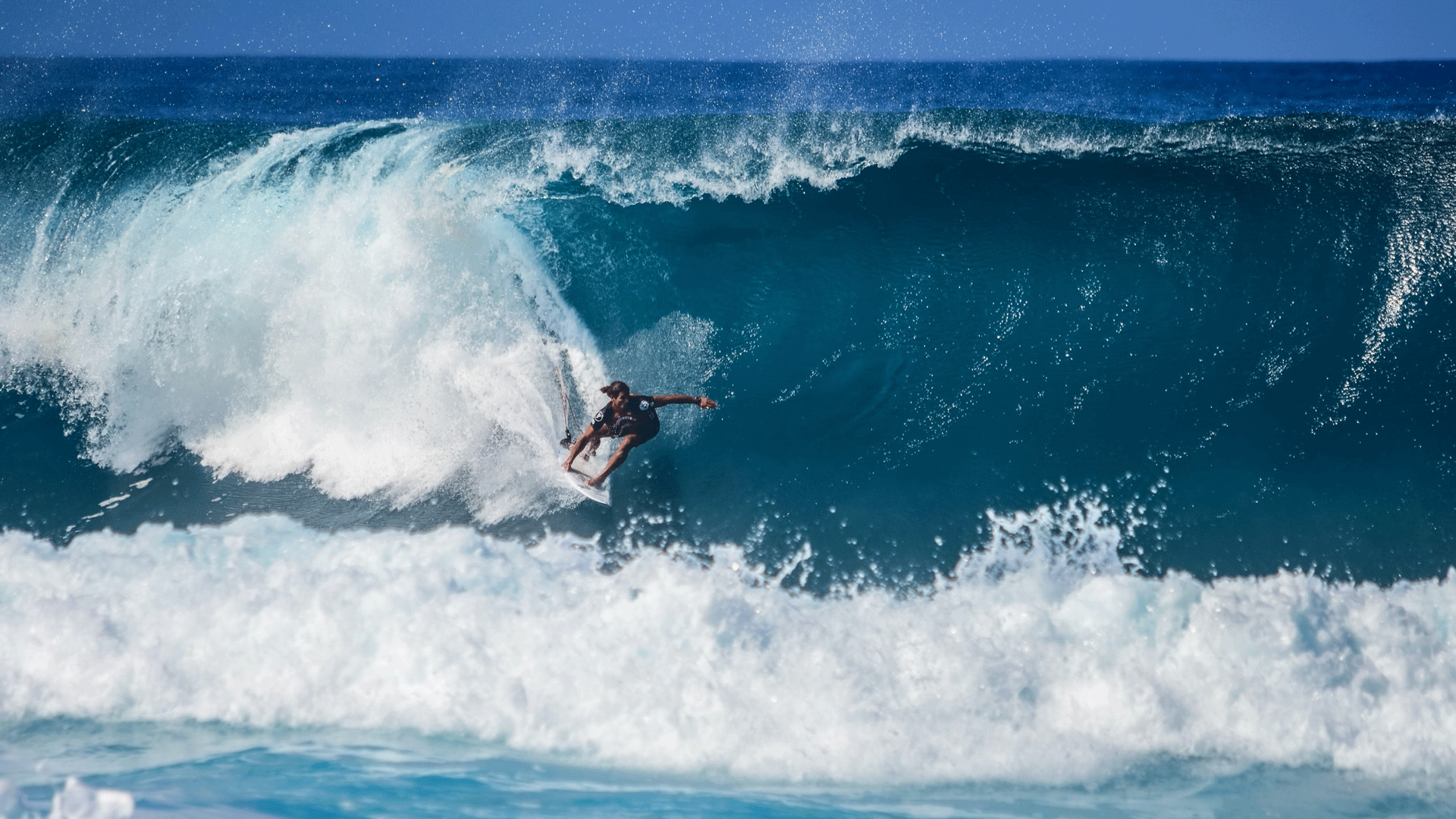 A man surfing in North Shore